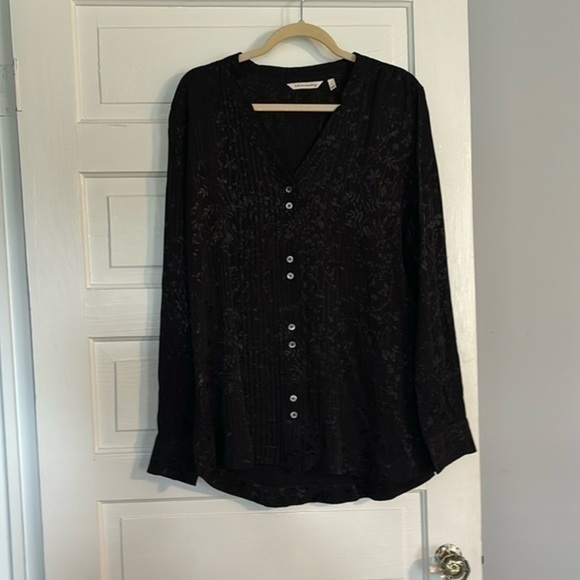 Soft Surroundings Floral Blouse - Picture 1 of 6